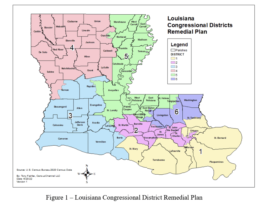 Racial Vote Dilution And In Louisiana V Callais LA Plan 1 